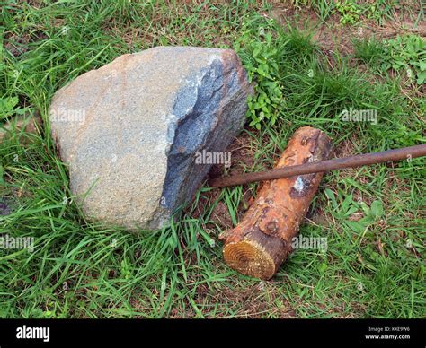 Heavy iron lever .